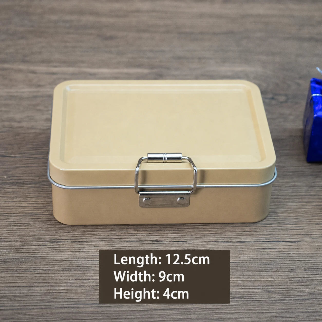 Tinplate Flip-Top Storage Tin | Fishing & Craft Organizer Box