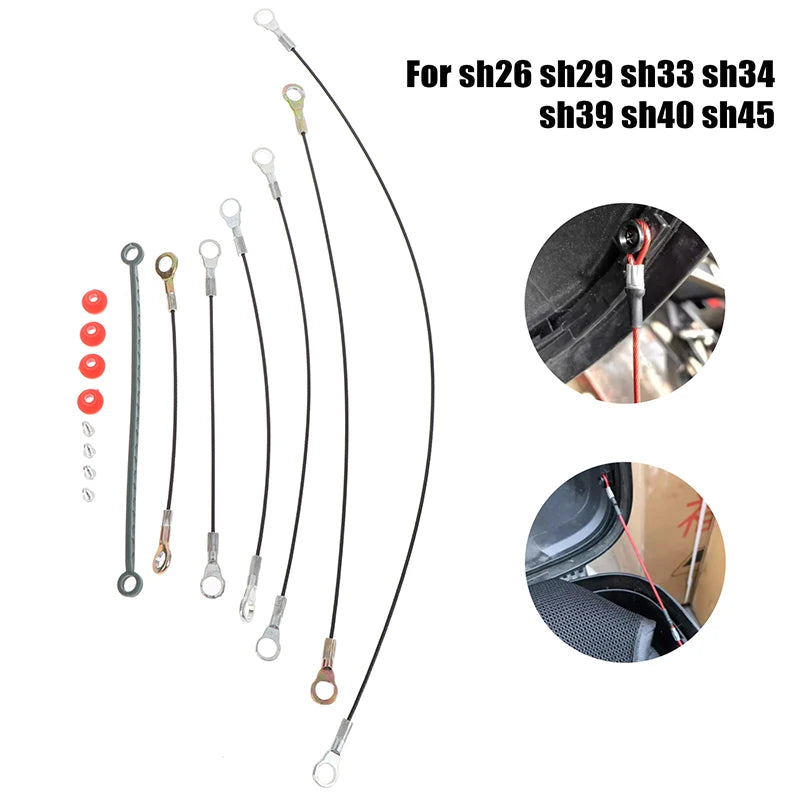 15/17/20/25/30/40cm For Top Case Spare Accessories Trunk Drawstring SH48 SH59 SH33 SH26 SH29 SH45 SH40 SH39 Oasis Select