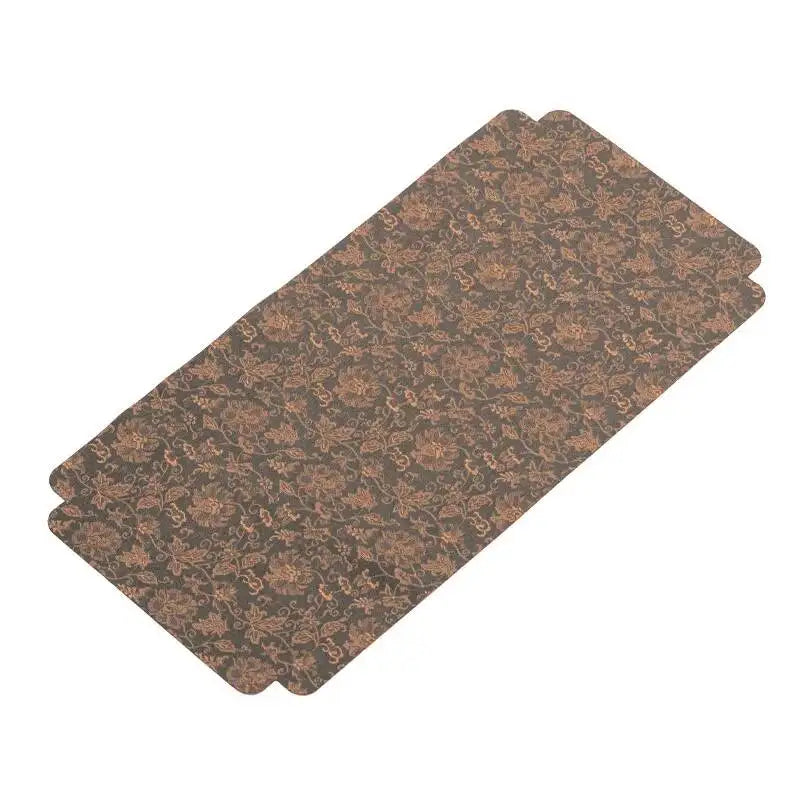 Brocade Wrapped Lotus Tea Mat Chinese Zen Waterproof Table Dry Tea Mat Home Tea Room Exquisite Tea Mat Oasis Select