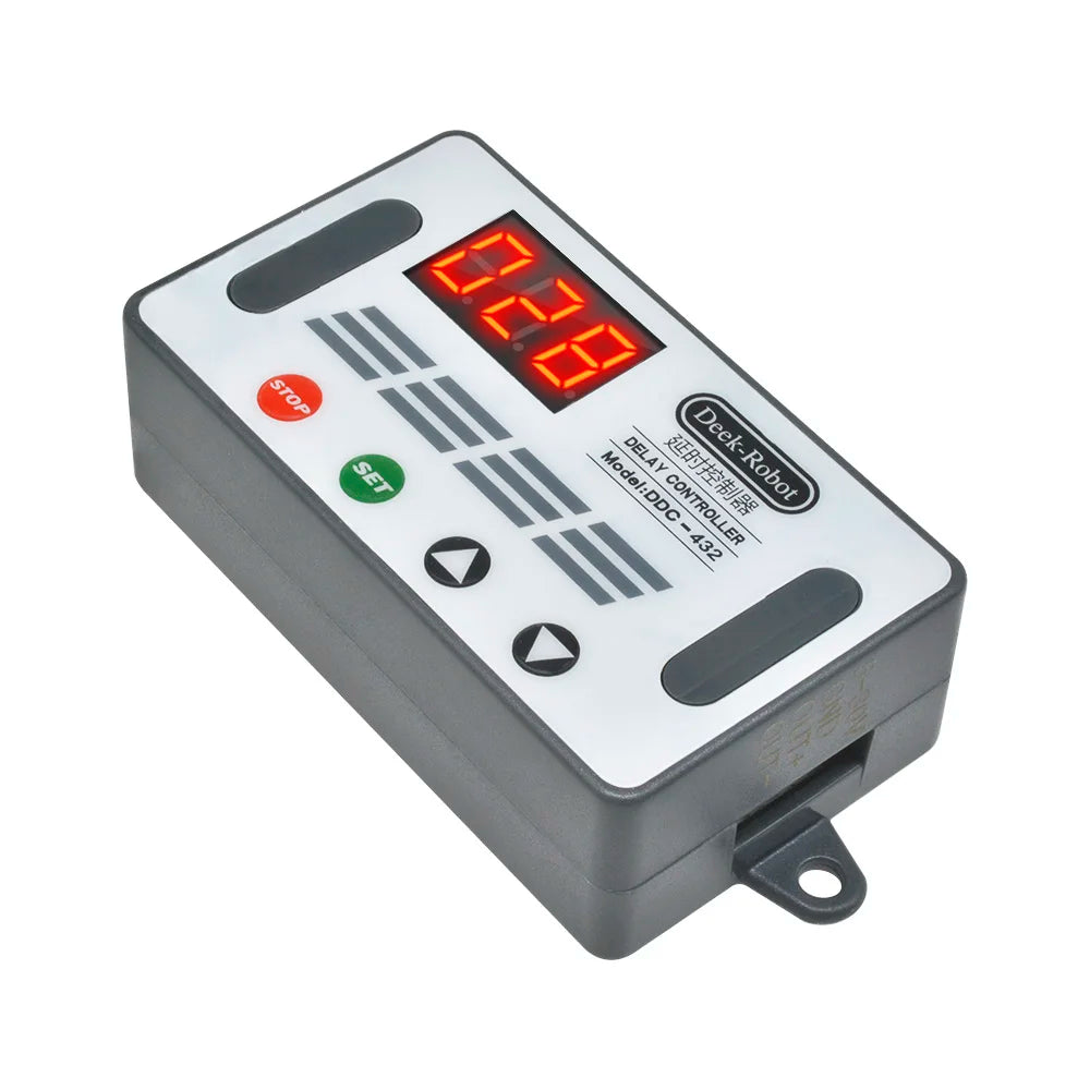DC 5V-30V Dual MOS Time Delay Relay High Level Trigger LED Digital Display Cycle Time Timer Delay Switch Circuit 12V 24V 0-999 Oasis Select