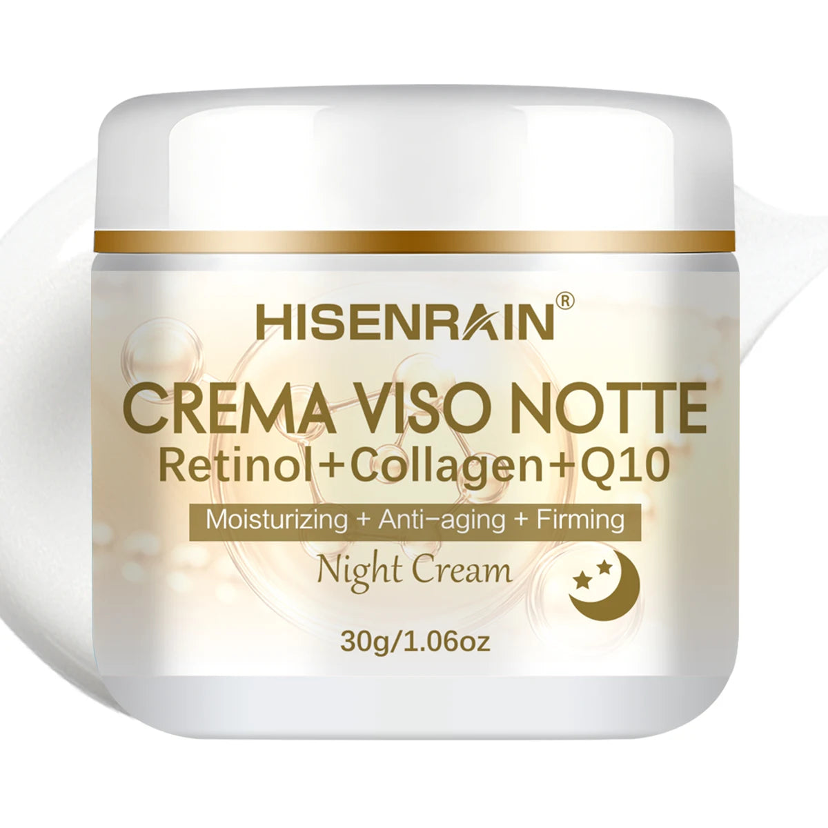 HISENRAIN Retinol Collagen Night Cream – Firm & Moisturize Night Face Cream Oasis Select 30g