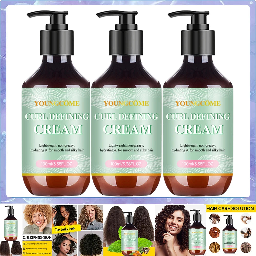 Curl Defining Cream – Anti-Frizz Moisture Lotion | 100ml