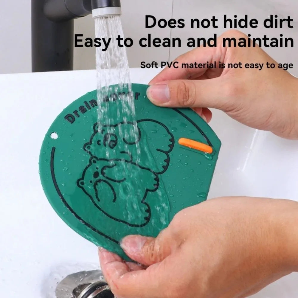 Reusable Silicone Sewer Floor Drain Cover Anti Odor Anti-blocking Deodorant Cover Anti-skid Kitchen Drain Covers Bathroom Oasis Select