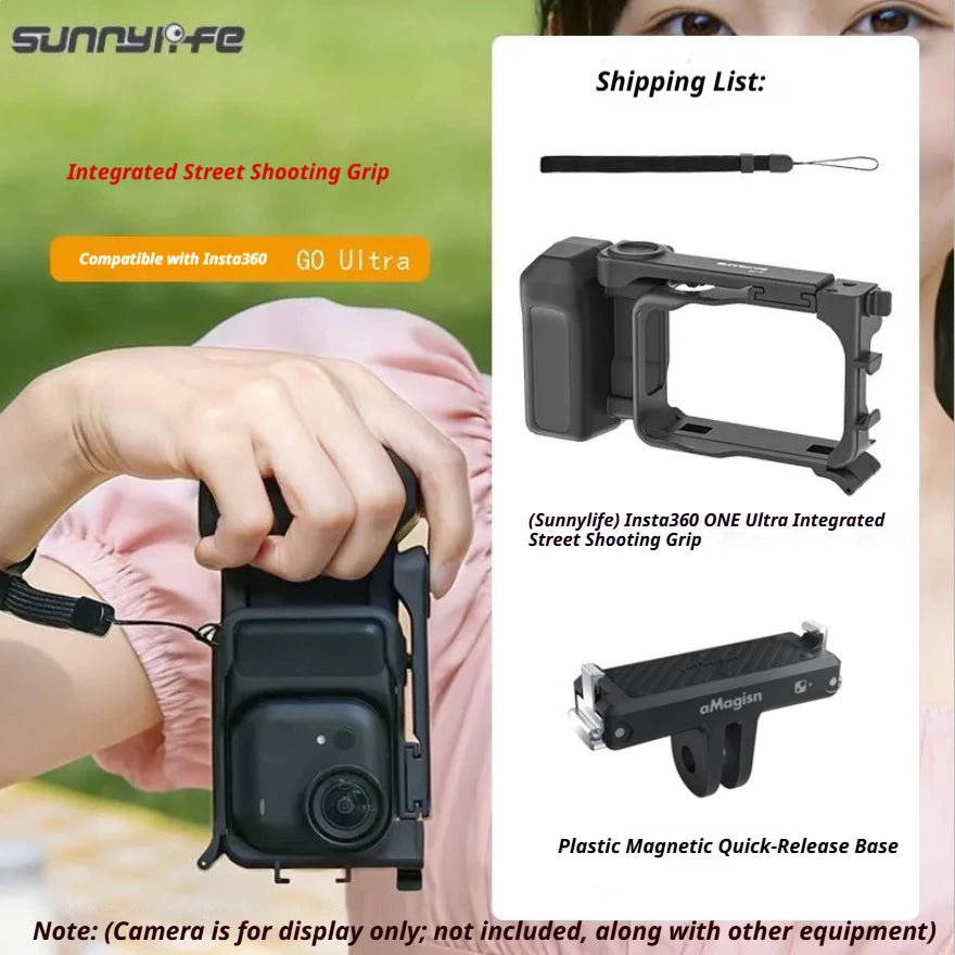 Sunnylife Street Photography Grip for Insta360 GO Ultra