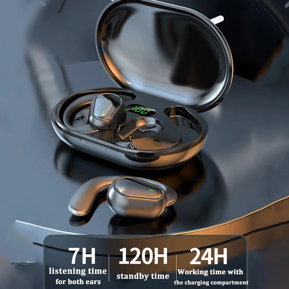Bluetooth 5.3 Headphones Ear Hook Earphones Wireless Earphones HiFi Stereo Waterproof Headset Noise Reduction Earbuds for Xiaomi Oasis Select