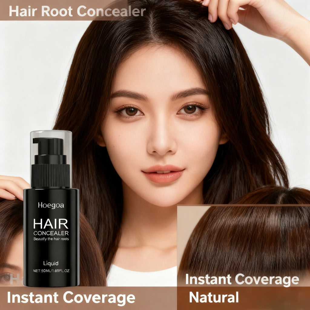 Hair Concealer Hairline Shadow Cover up Natural Color Rendering Easy to Clean Refreshing Hair Waterproof Hair Concealer Liquid Oasis Select