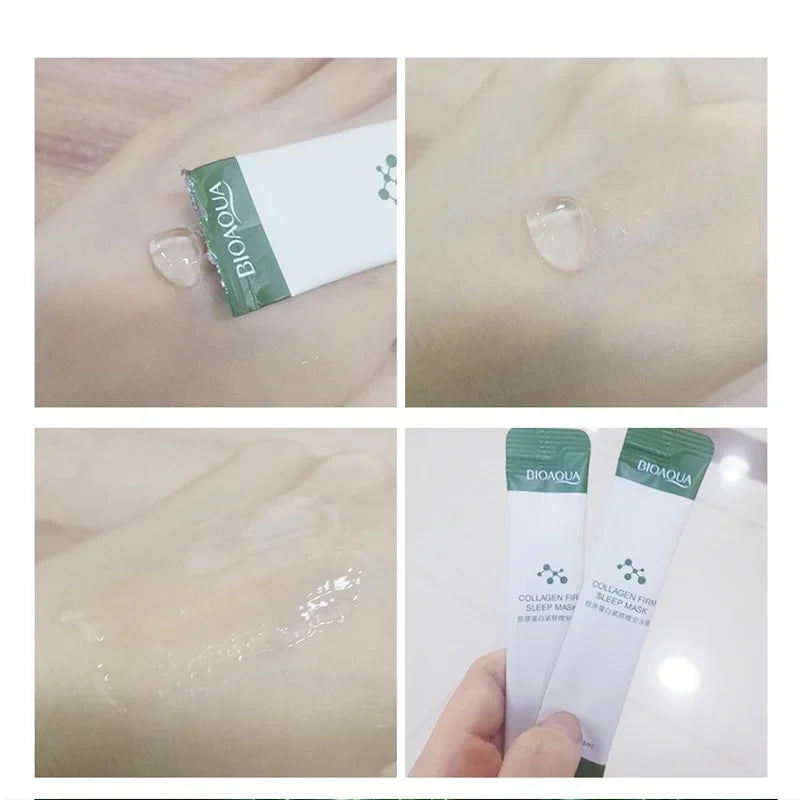30pcs BIOAQUA Collagen Sleeping Facial Masks skincare Moisturizing Brightening Firming Face Mask Oasis Select