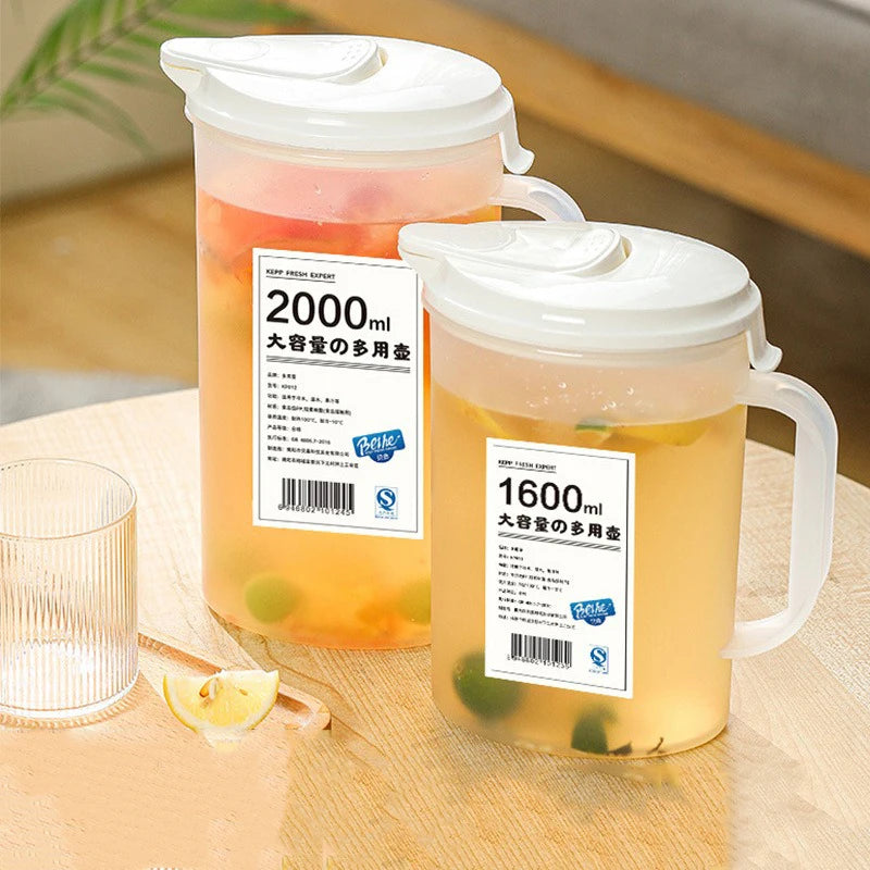 Large Capacity Juice Pitcher & Cold Water Jug – 2200ml PP Beverage Pitcher Oasis Select