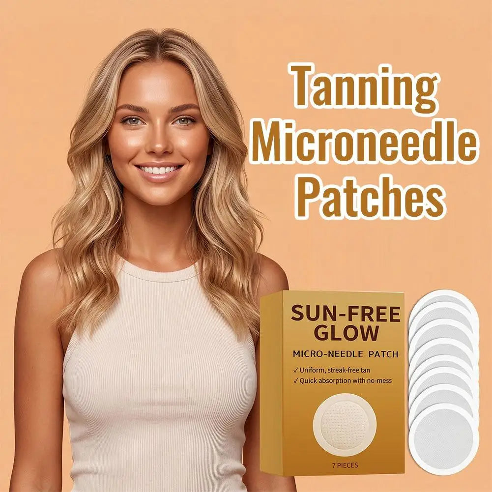 7PCS Sunless Patches Quickly Achieve a Natural Tanning Effect Safe Non-irritating Eliminating Uneven Color Body Care for Women Oasis Select