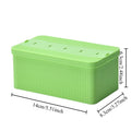 Food Grade Silicone Ice Cube Tray & Popsicle Mold Press-Type Ice Maker Multi-Function Box for Ice Cream Oasis Select Green