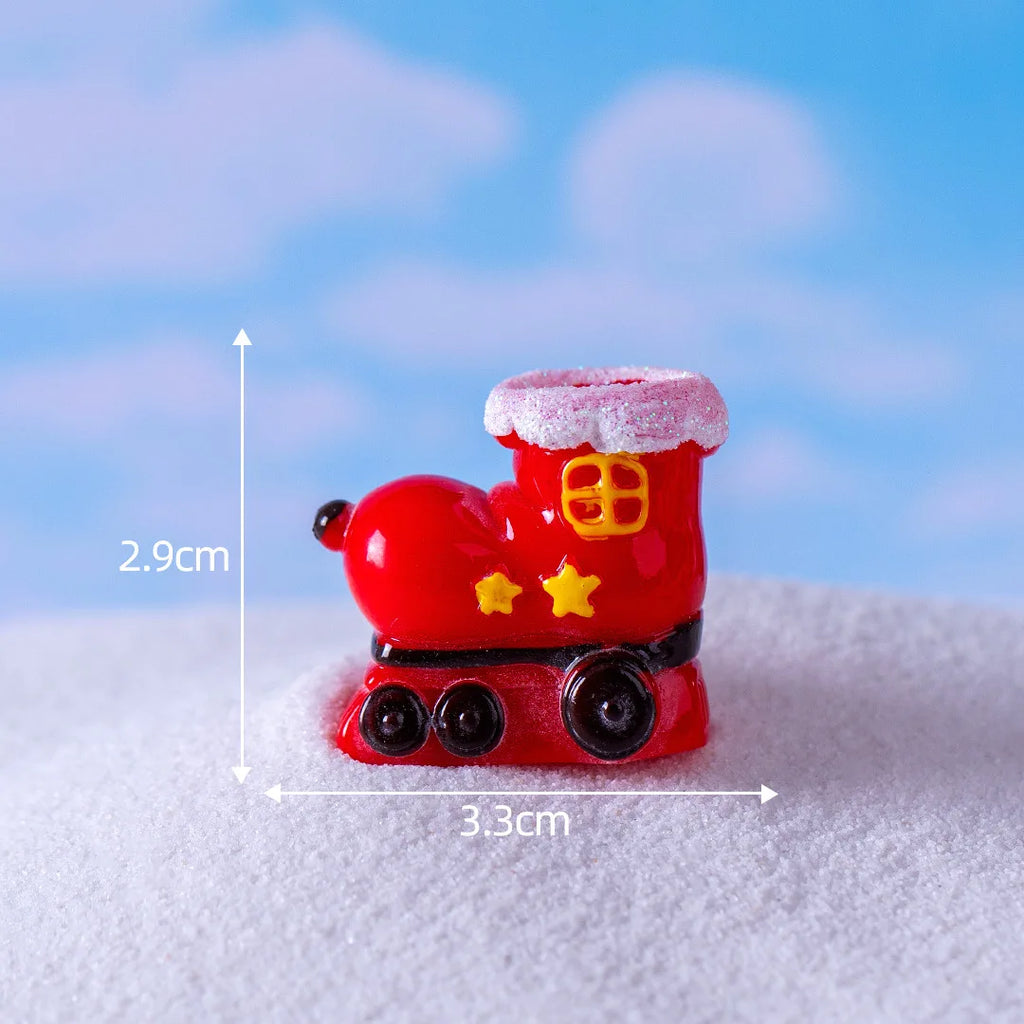 Christmas Resin Figurine Ornament – Santa, Snowman & Bear