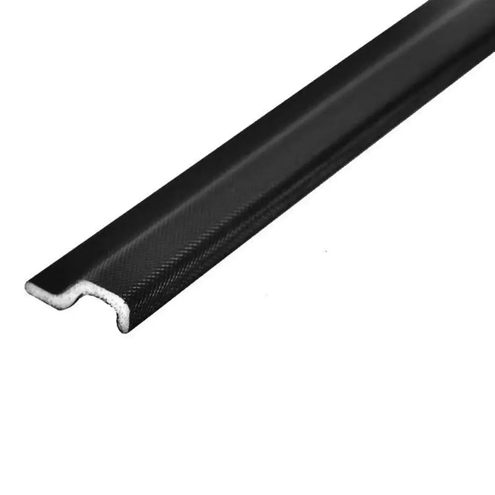New Soundproof Foam Flat Window Sealing Strip S-shaped Flexible Weatherstrip Windproof 2 Meters Window Weather Stripping Window Oasis Select black-Flat