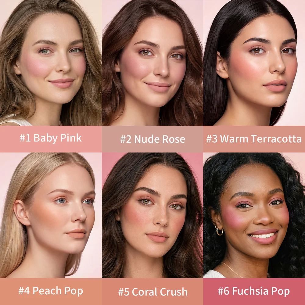 Matte Cream Blush Stick – Waterproof & Blendable | danchel