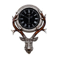 European Clock Living Room Creative Retro Deer Head Wall Clock Porch Home Silent Wall Clock Home Decor Living Room Decoration Oasis Select A 70cm X 50cm