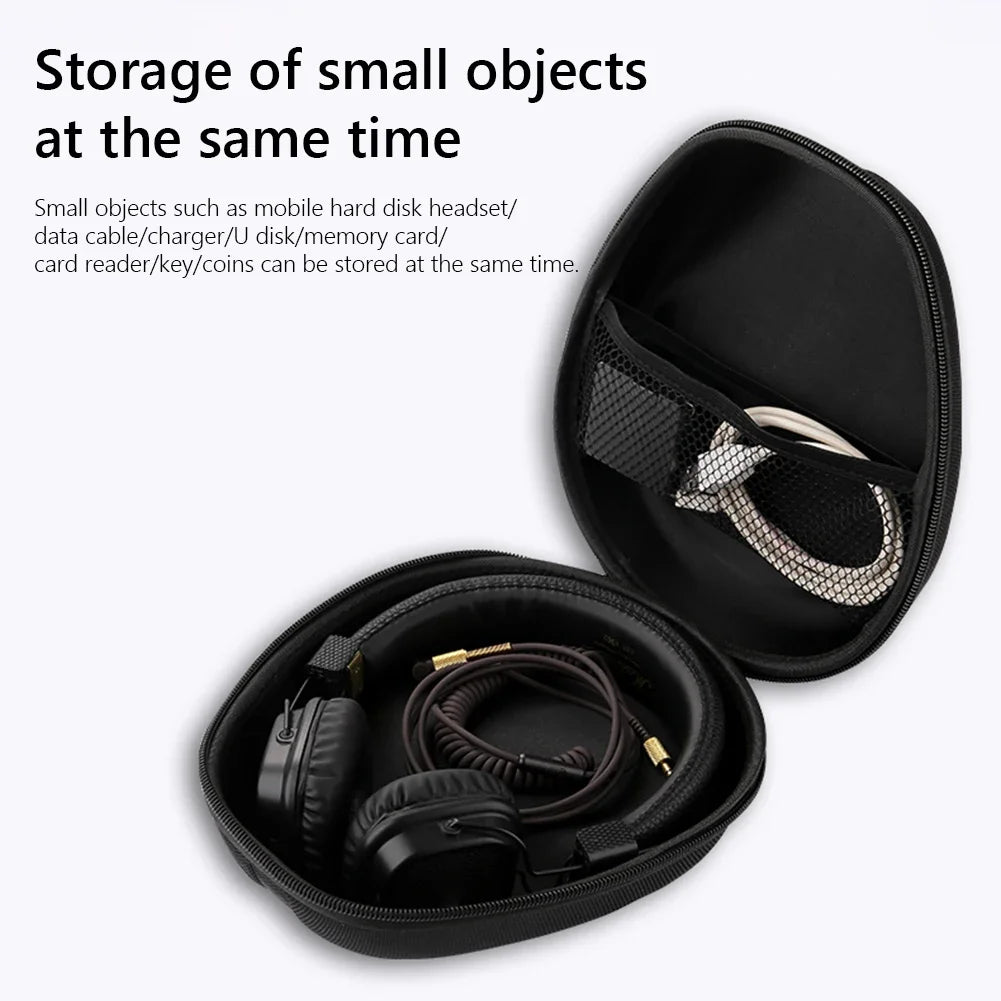 NEW Hard EVA Headphone Carrying Case Pouch with Hook for SONY WH-1000XM4/Audio-technica ATH-M50X Wireless Headset Accessories Oasis Select