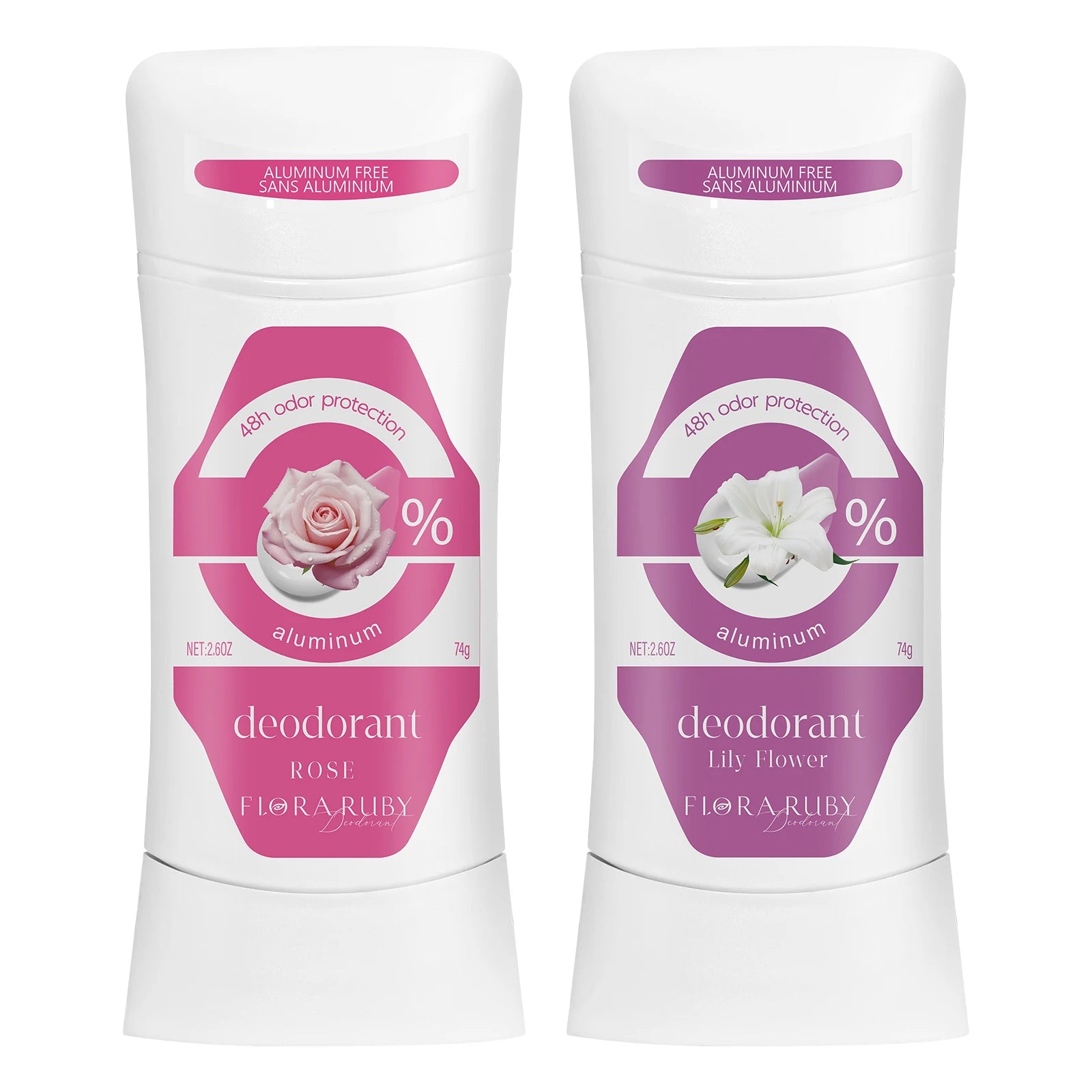 2PCS 74g Women's Refresh Fragrant Body Odur Remove Cream- Long-Lasting Deodorizing,Anti-SweatingMoisture Control for Hot Summer Oasis Select Set-3
