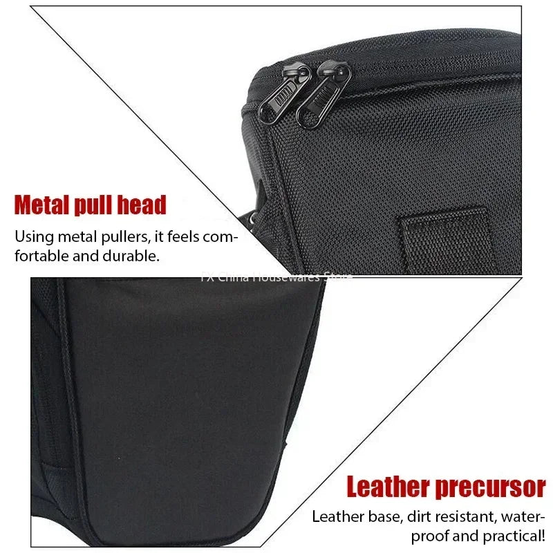 Waterproof Triangle DSLR Camera Bag - Nylon Shoulder Pouch for Canon Nikon - Compact Outdoor Photography Gear Oasis Select