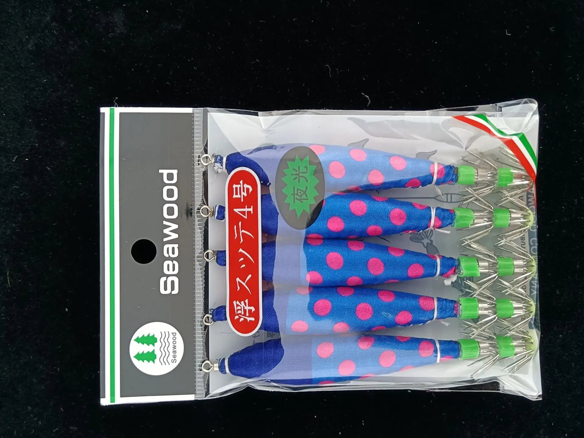 5pcs multi-color strong luminous squid needle 4.0 # octopus hook squid needle lure bait Oasis Select 21