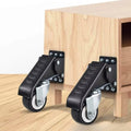 1pcs SucceBuy 165 lbs 2.5" Workbench Caster Wheels Side Mounted Retractable Stepdown Wheel 360° Swivel for Tables Equipment Oasis Select 1pcs
