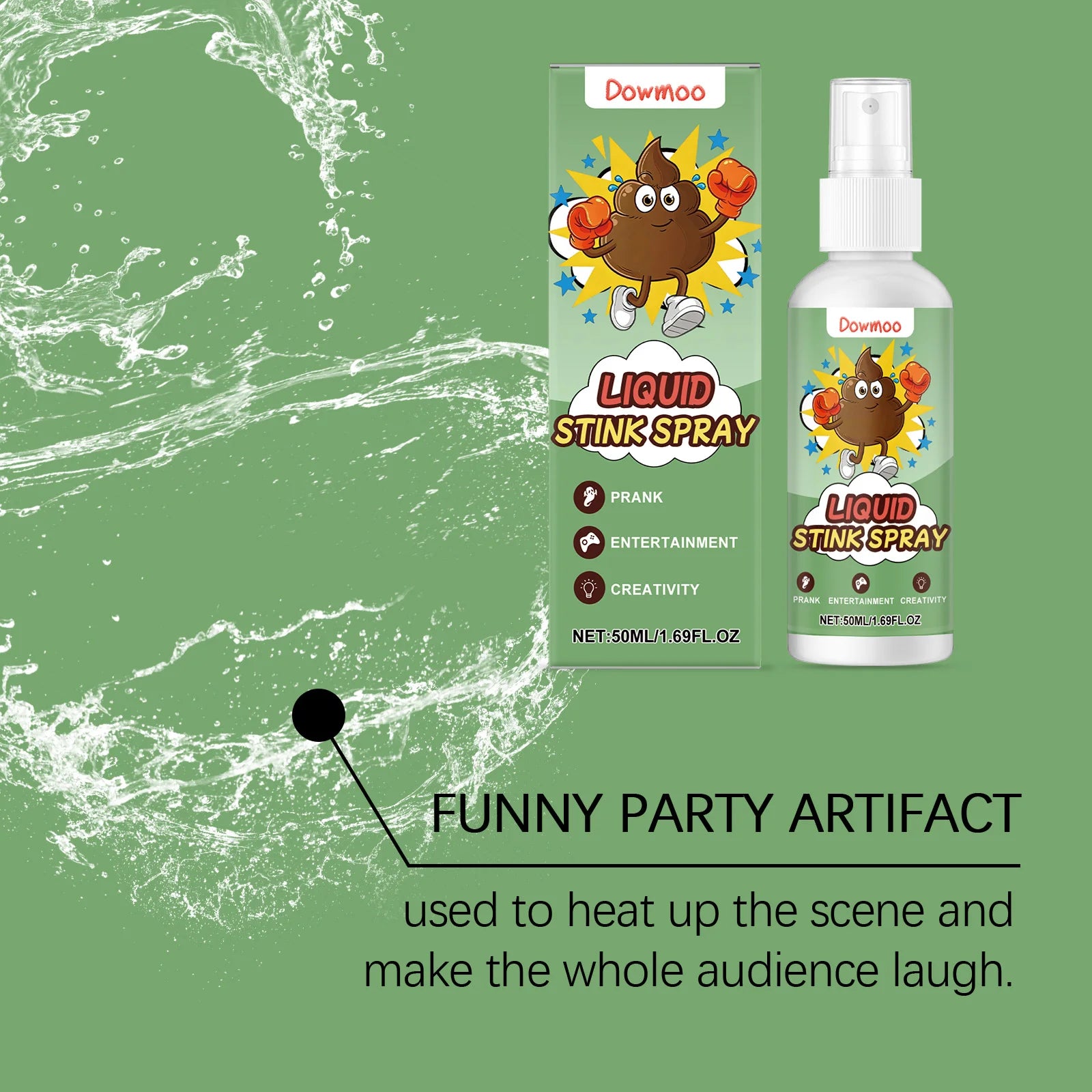Fart Spray Prank Stink Bomb Gag Gift Funny Novelty Toy Adults Friends Party Halloween April Fools Day Practical Joke Supplies Oasis Select