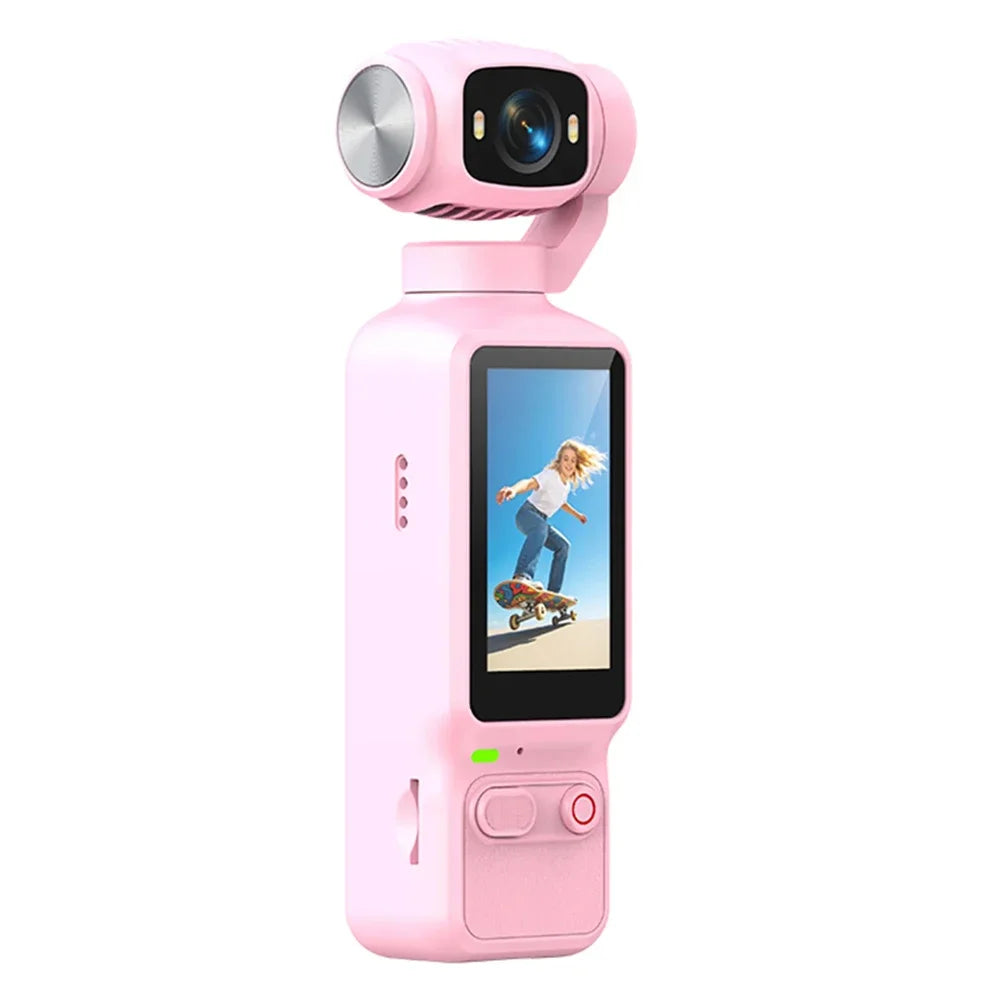 1080P Pocket Sports Camera | 180° Lens & Face Tracking