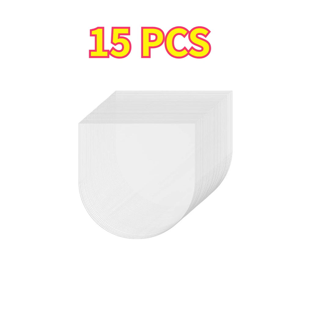 15/30/60 PCS Record Outer Sleeves – 12" Crystal Clear Protective Covers for LP Albums, Dust & Scratch Resistant Oasis Select 15pcs