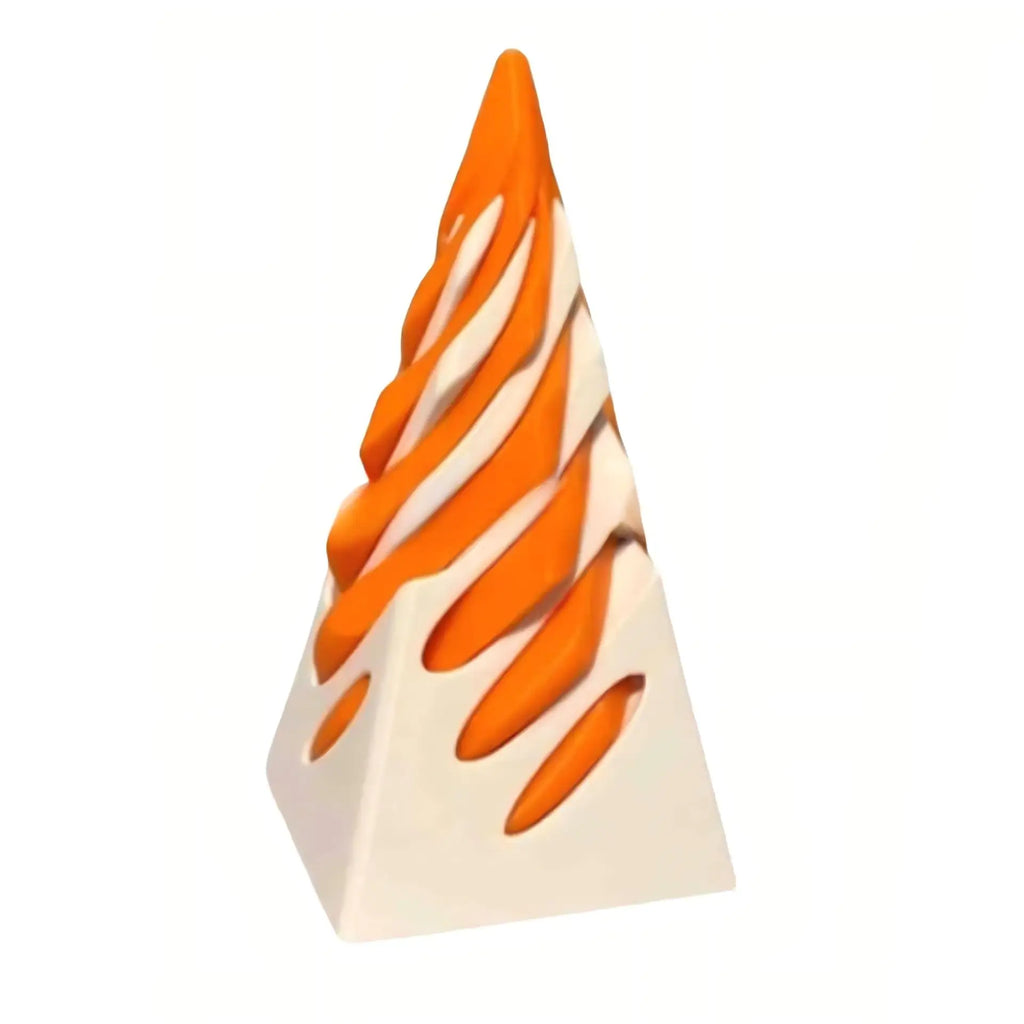 3D Printing Decompression Spinning Toy Through Pyramid Toy Spiral Cone Helix Screw Passthrough Sculpture Decor Toy Oasis Select 23