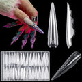 Butterfly Nail Dual Forms 150pcs – Extra Long Gel Extension Molds Nail Extension Molds Oasis Select 150pcs