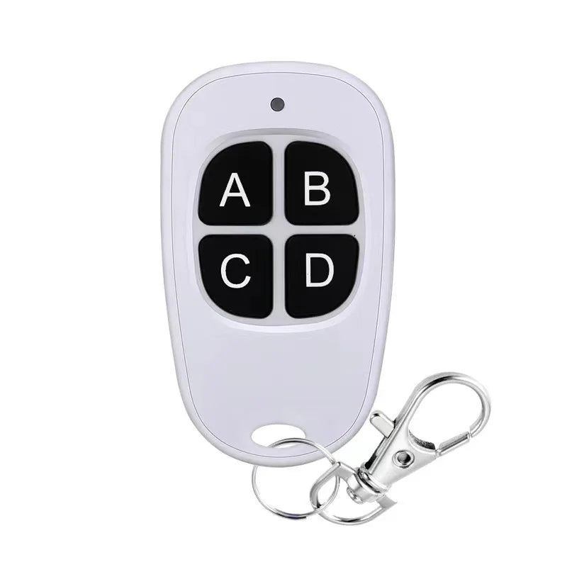 Wireless RF 433mhz Remote Control Copy Code Garage Door Gate Duplicator 433.92 Mhz Key Remote Opener Oasis Select WHITE