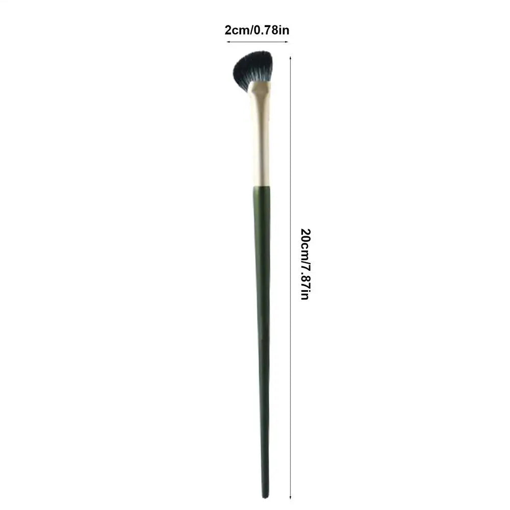 Nose Contour Brush Contour Brush Half-Fan Shaped Soft Bristles Under Eye Blush Angled Brush Makeup Highlighter Brush Makeup tool Oasis Select Black