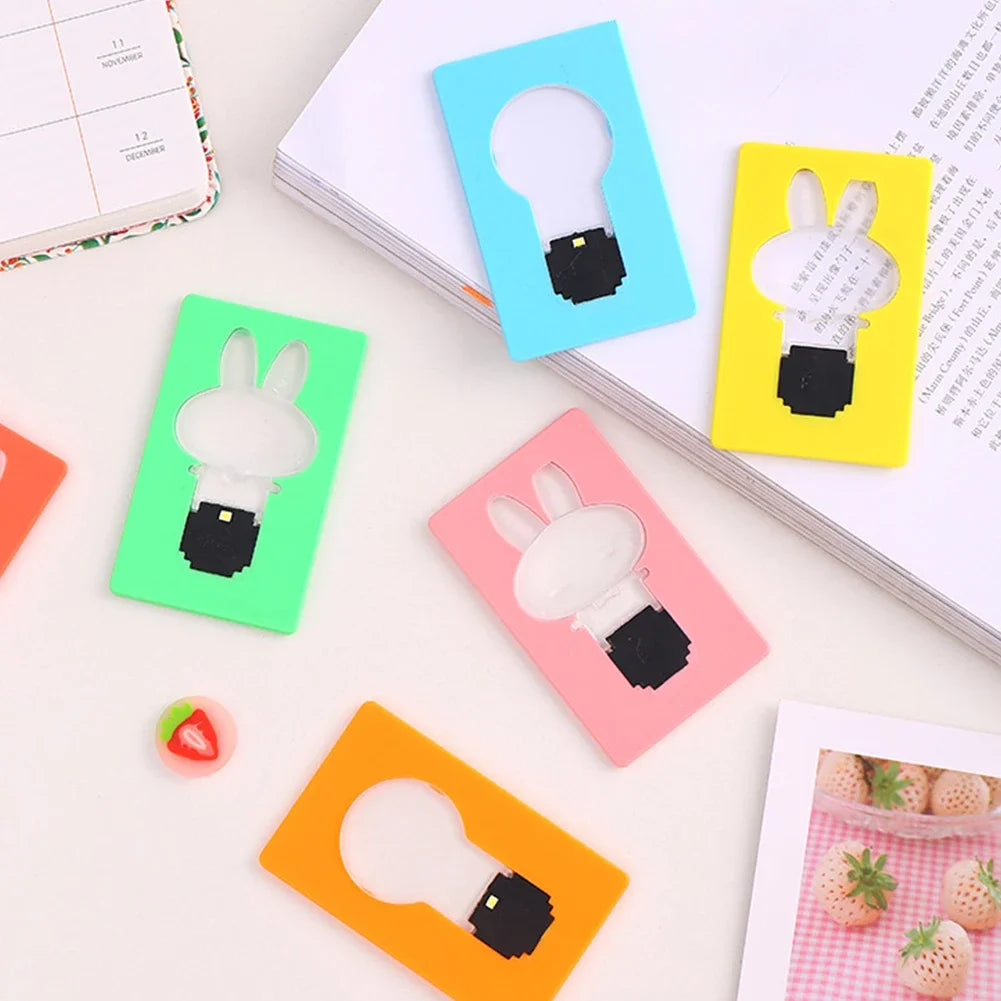 2-in-1 Card Phone Stand with LED Night Light | Ultra-Slim