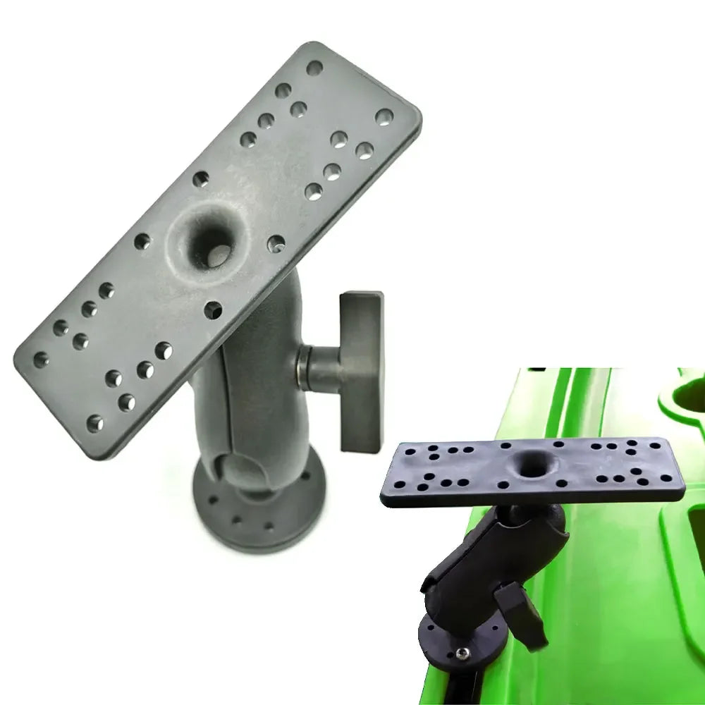 360 Degree Swivel Universal Marine Kayak Electronic Fish Finder Mount Fishfinder GPS Plate Rotating Boat GPSMAP Supporter Oasis Select
