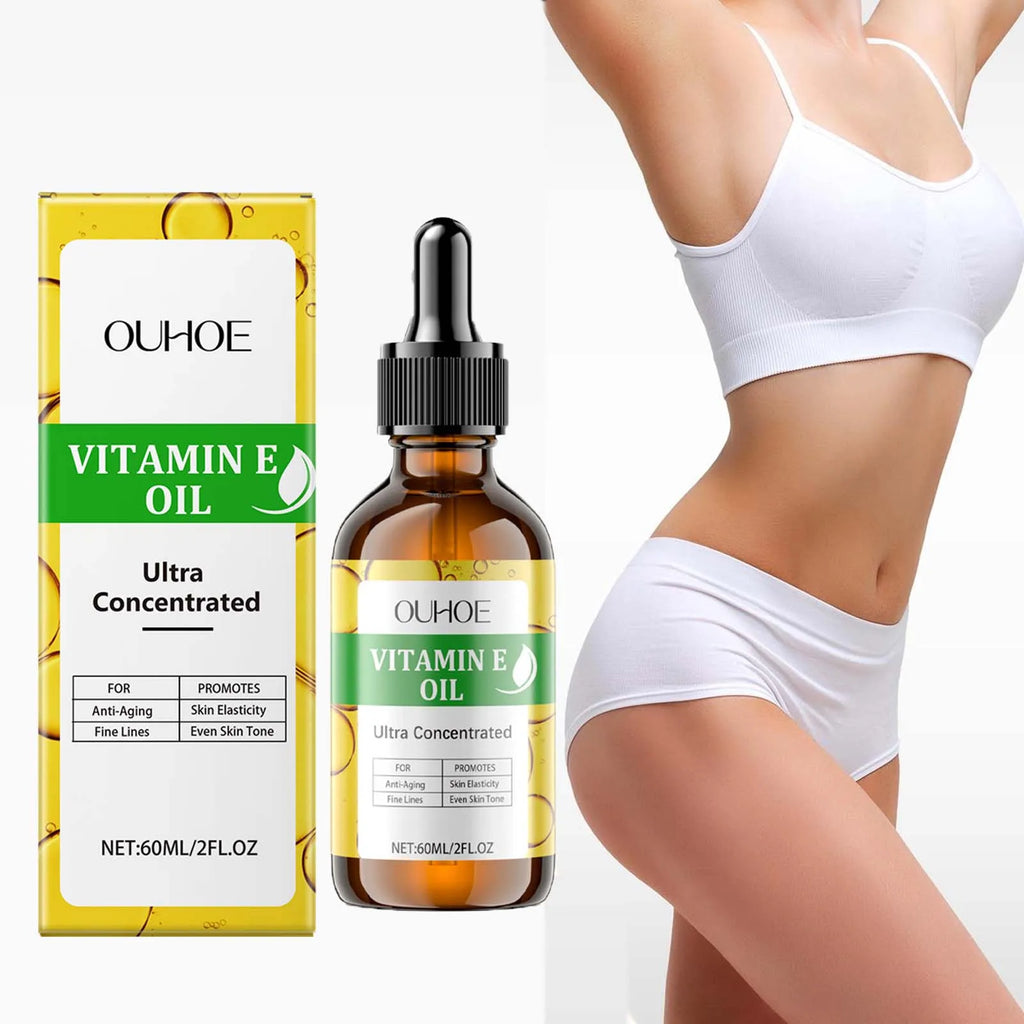 Vitamin E Essential Oil – Firming, Brightening & Anti-Aging 60ml Body & Face Oil Oasis Select