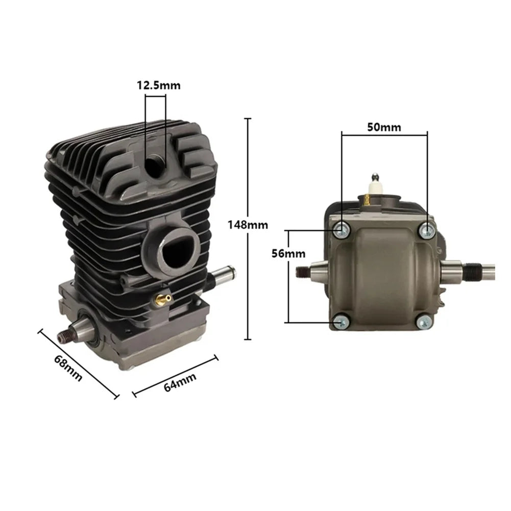 42.5mm Cylinder Assembly With Spark Stopper For 023 025 MS230 MS250 Chainsaw Engine Parts Repair Kit Oasis Select