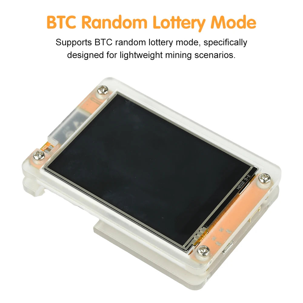ESP32 Development Board with 2.8-inch OLED Screen High Hash Rate 355KH/s BTC Mining Micro USB Interface Stable Performance Oasis Select
