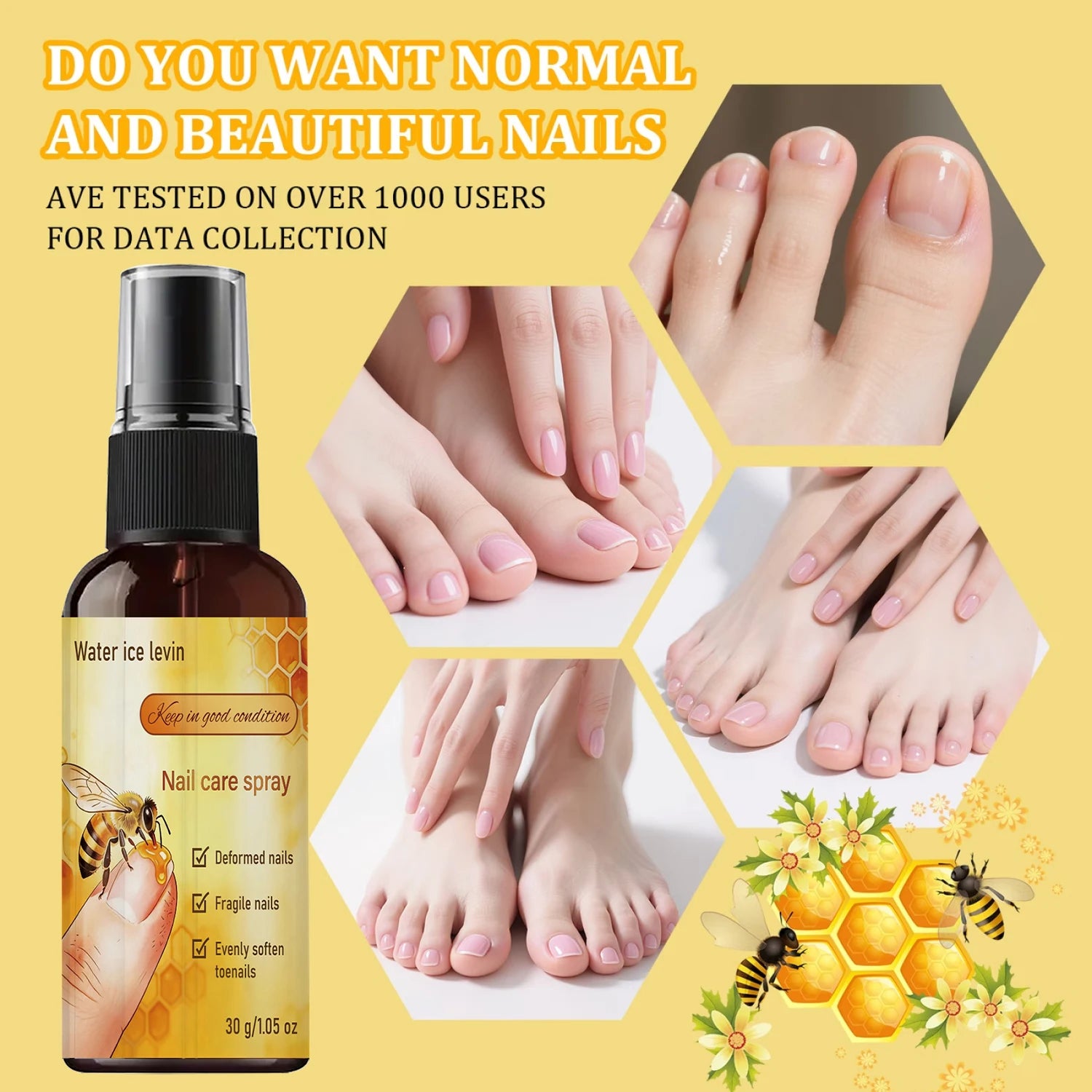 Collagen Nail Care Spray – Soften Dry & Brittle Nails (30g) Nail Treatment Spray Oasis Select