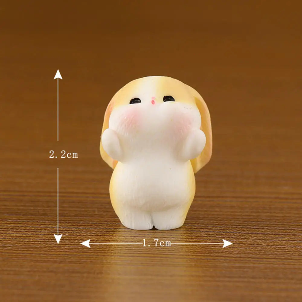 Naughty Resin Small Cat Figurine Mini Cartoon Kitten Ornaments 3D Cat Desktop Decoration Creative Car Mounted Figurines Oasis Select raised hand