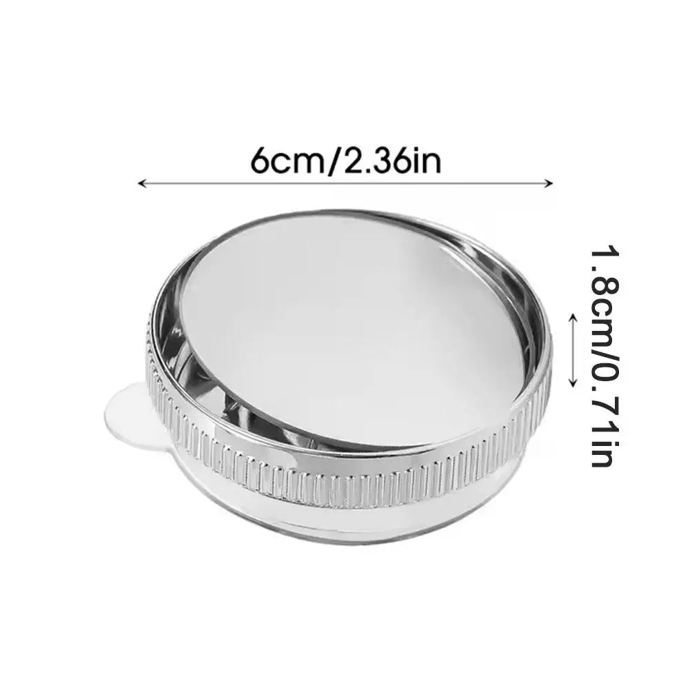 2Pc Car Blind Spot Rear View Mirror Wide Angle 360 Degree Adjustable Safety Driving Car Reverse Auxiliary Rearview Convex Mirror Oasis Select