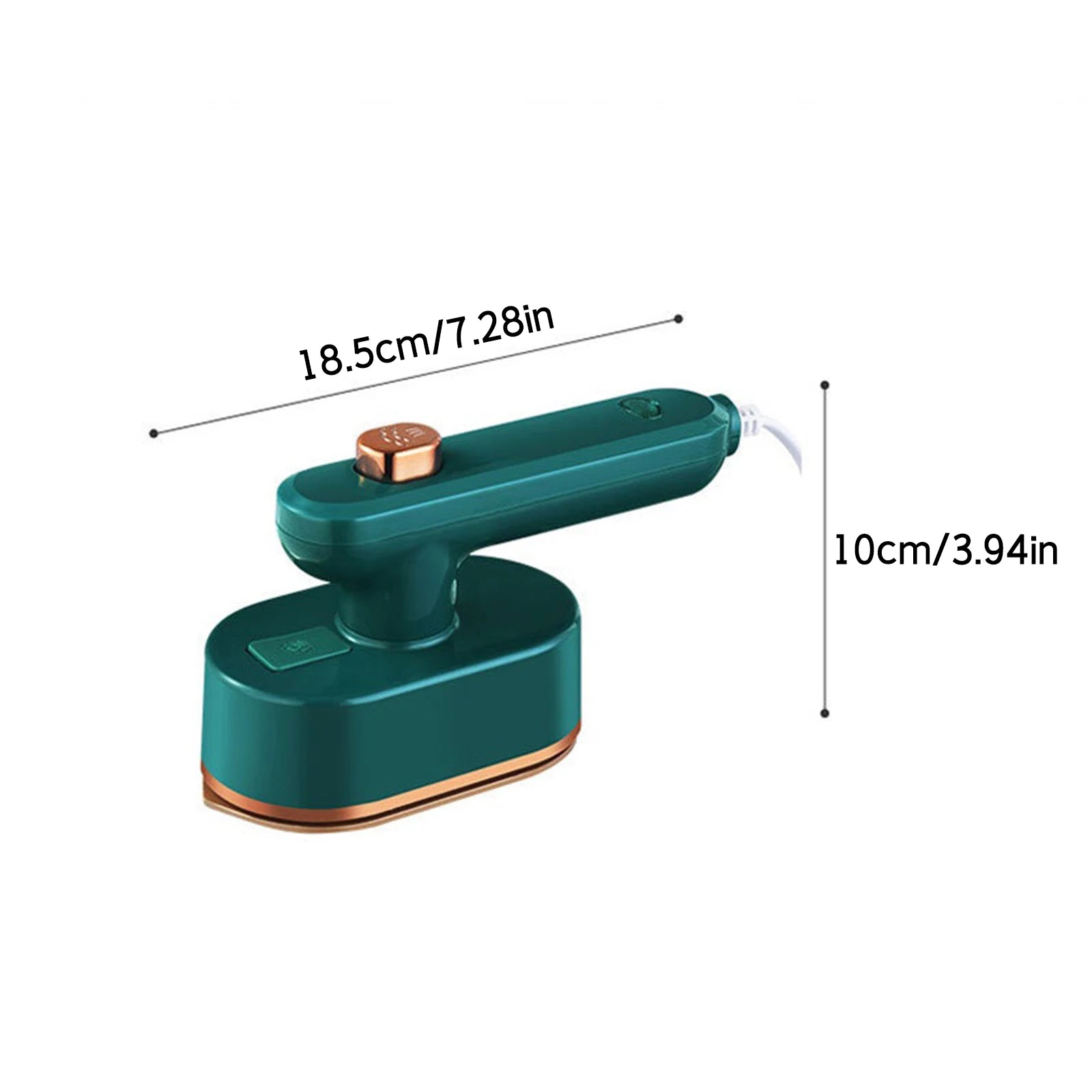 50ML Mini Handheld Steam Iron 40W Foldable Wet Dry Ironing Machine Household Travel Fast Heating for Clothes Fabric Wrinkle Oasis Select