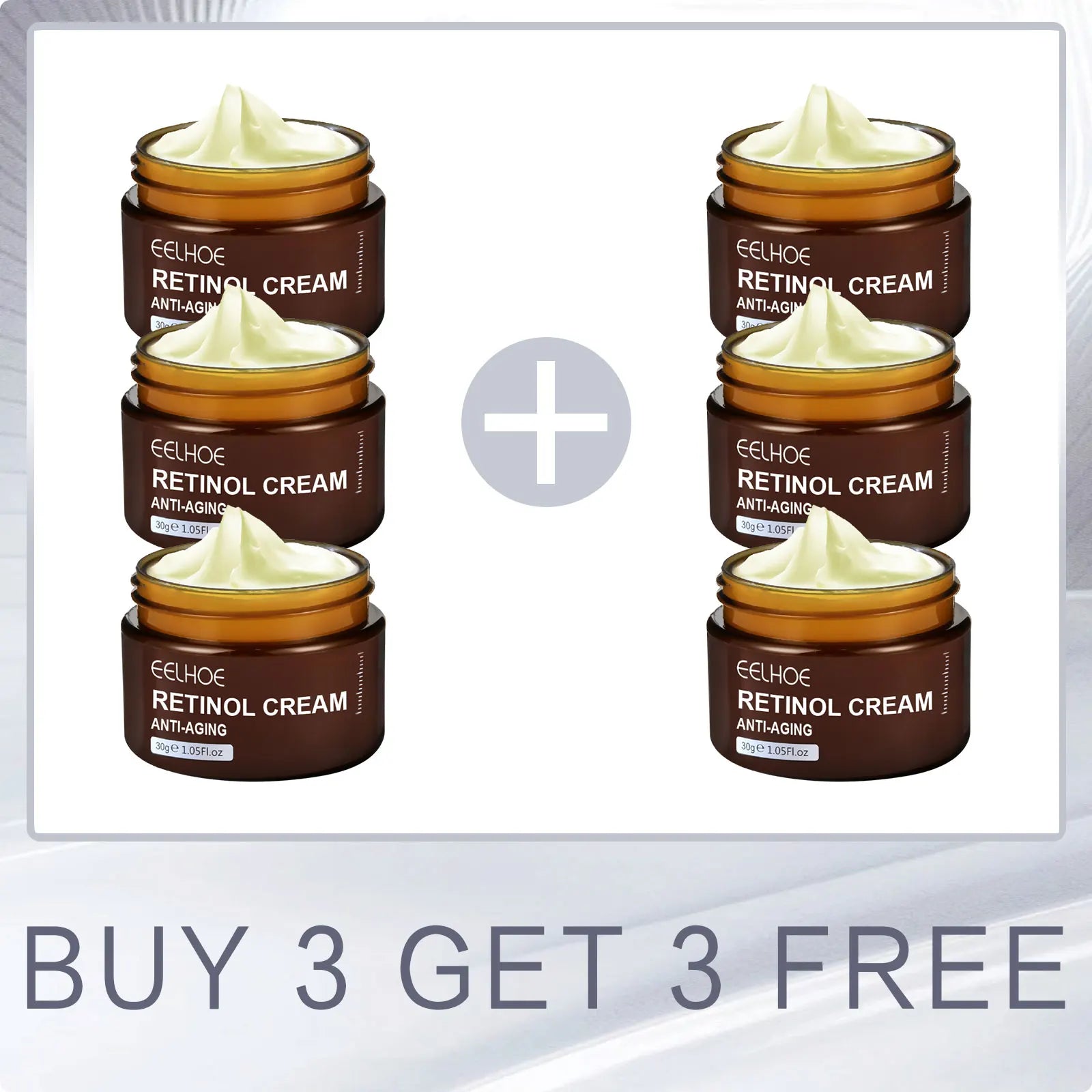 EELHOE Retinol & Hyaluronic Acid Face Cream – Firm & Brighten Retinol Face Cream Oasis Select Buy 3 for 3 Free