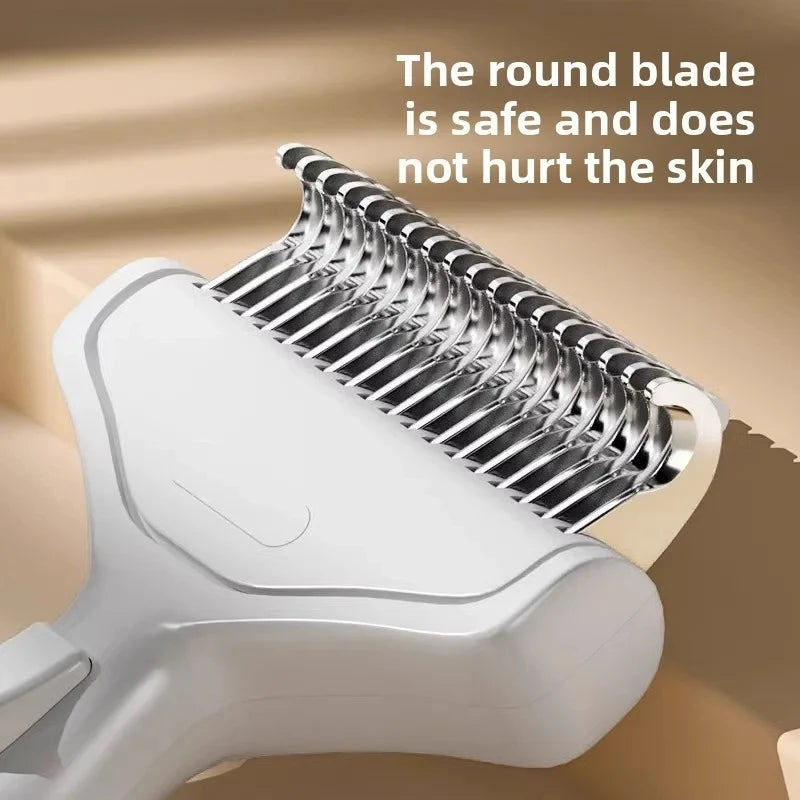 Pet Dematting Comb Knot Opening Grooming Tool For Long Haired Dog Cat Shedding Removal Daily Fur Care Accessory Gift Oasis Select