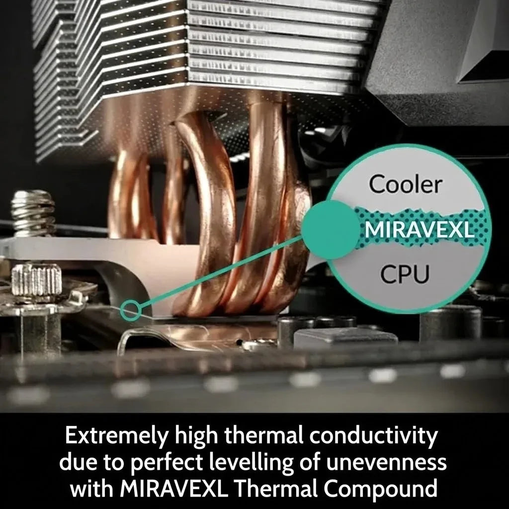 MIRAVEXL 8g Non-Conductive Thermal Paste Safe Cooling Heatsink Compound For CPU GPU PC Console Repair & Heat Dissipation + Tools Oasis Select