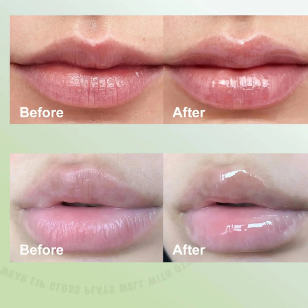 Glossy Lip Oil Moisturizer Transparent Fruit Flavor Shine Hydration Water Like Tinted Nourishing Care Gloss Oasis Select