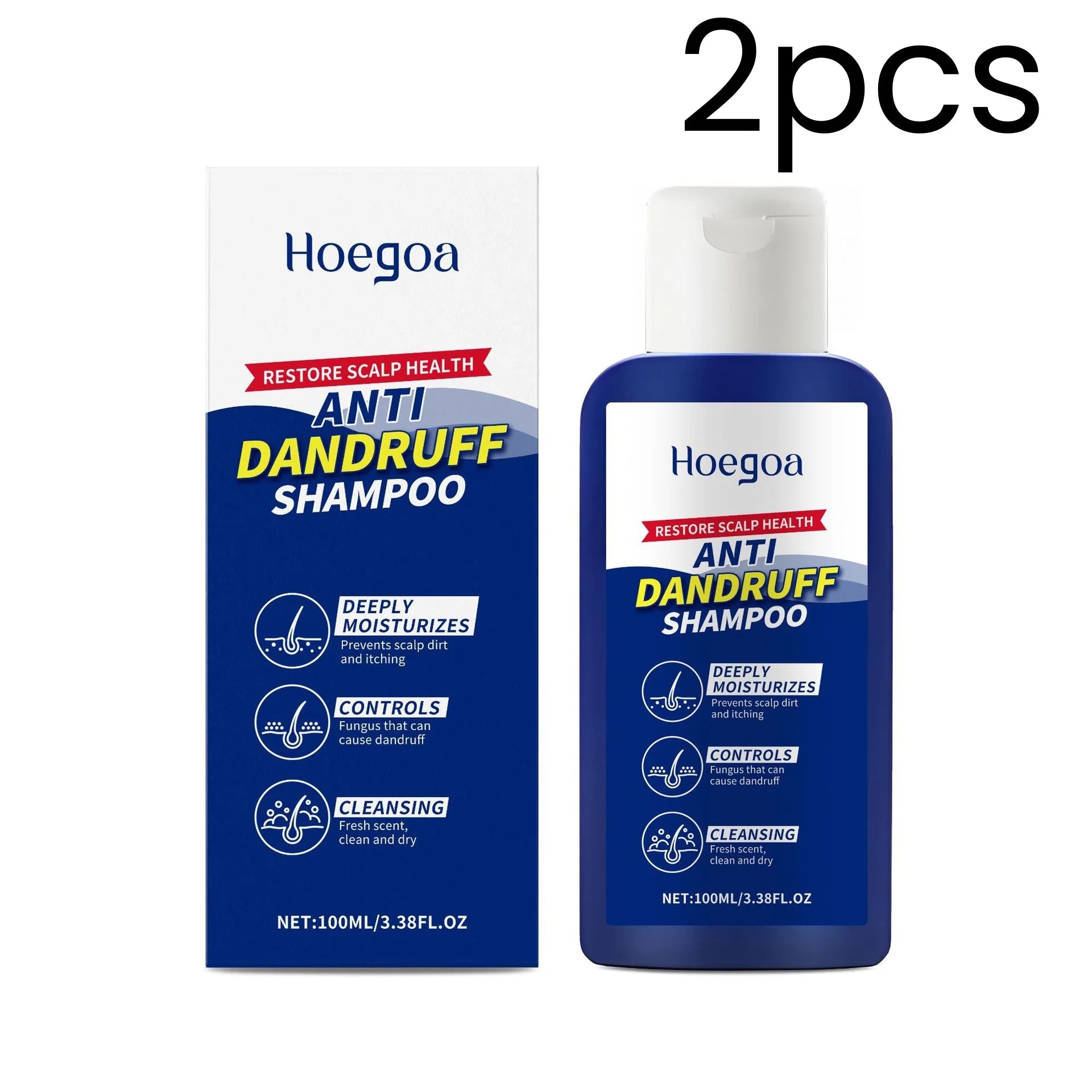 Hoegoa Anti-Dandruff Shampoo – Oil Control & Scalp Care Anti-Dandruff Shampoo Oasis Select 2pcs