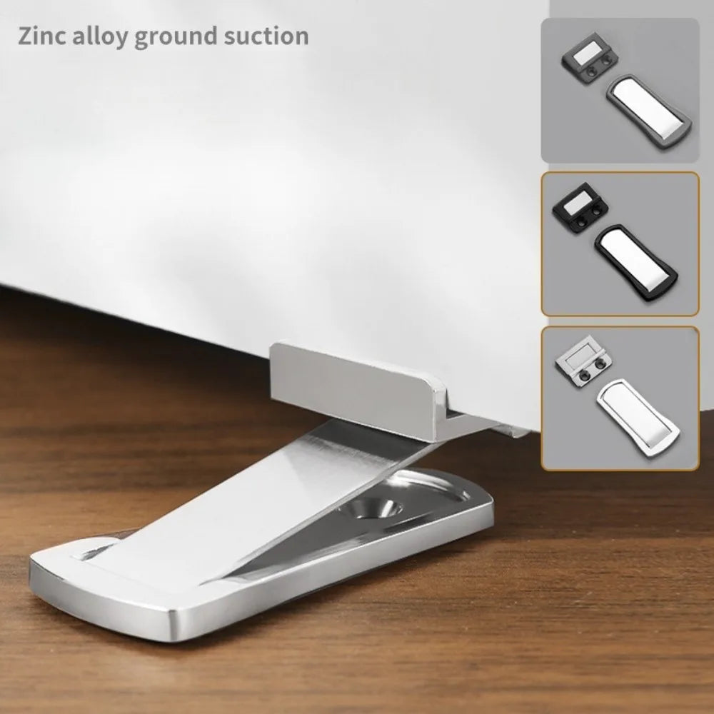 Non Perforated Ultra-thin Invisible Minimalist Suction Suitable for Extremely Narrow Framed Glass Doors Household Door Suction Oasis Select