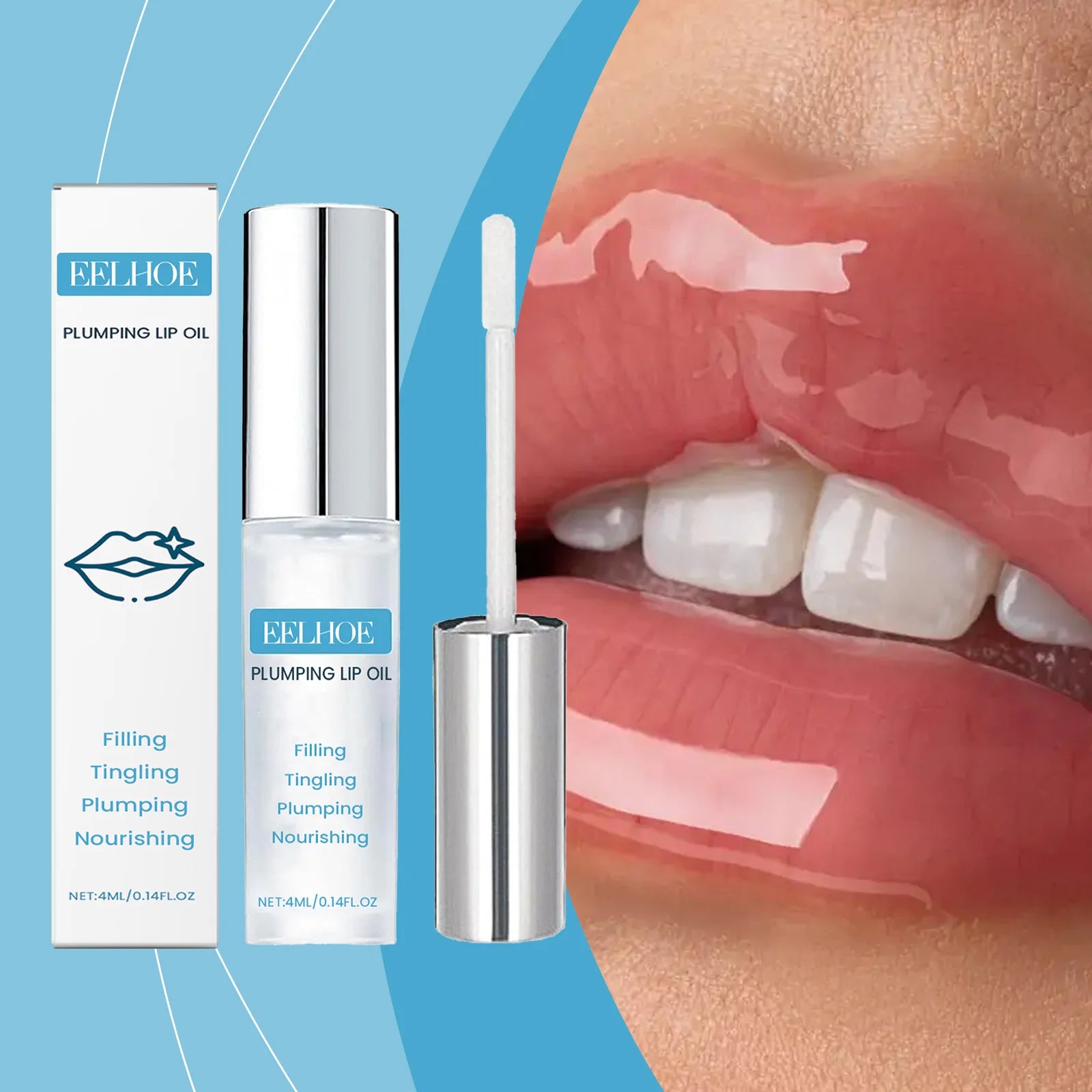 Plumping Lip Oil Daily Moisturizing Care Nourishes Softens Lips Repair Dry Chapped Lips Brightening Moisturizing Lip Care Oasis Select