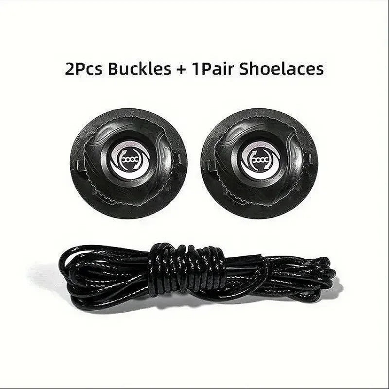 No-Tie Swivel Buckle Shoelaces – 90cm Polyester | 1 Pair