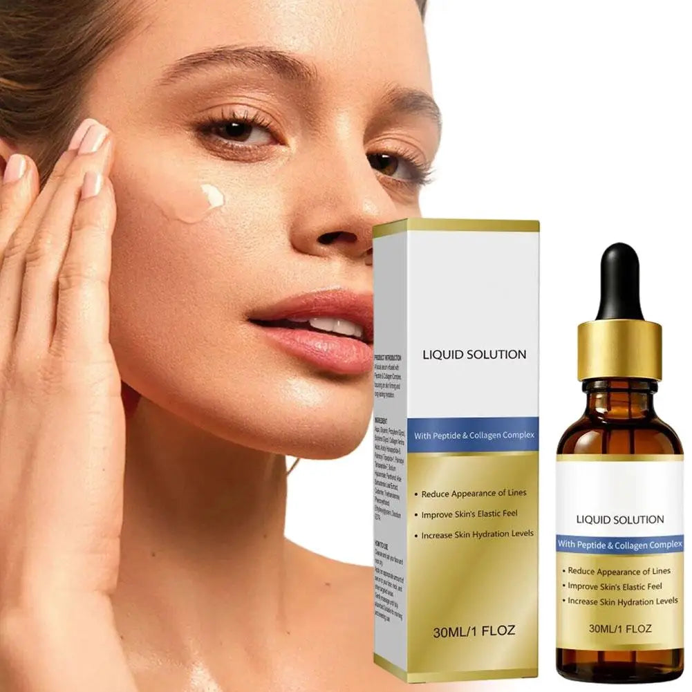 30ml Face Lifting Essence Containing Peptide and Collagen Anti-Aging Moisturizing Essence Oil to Fade Wrinkles and Face Care Oasis Select