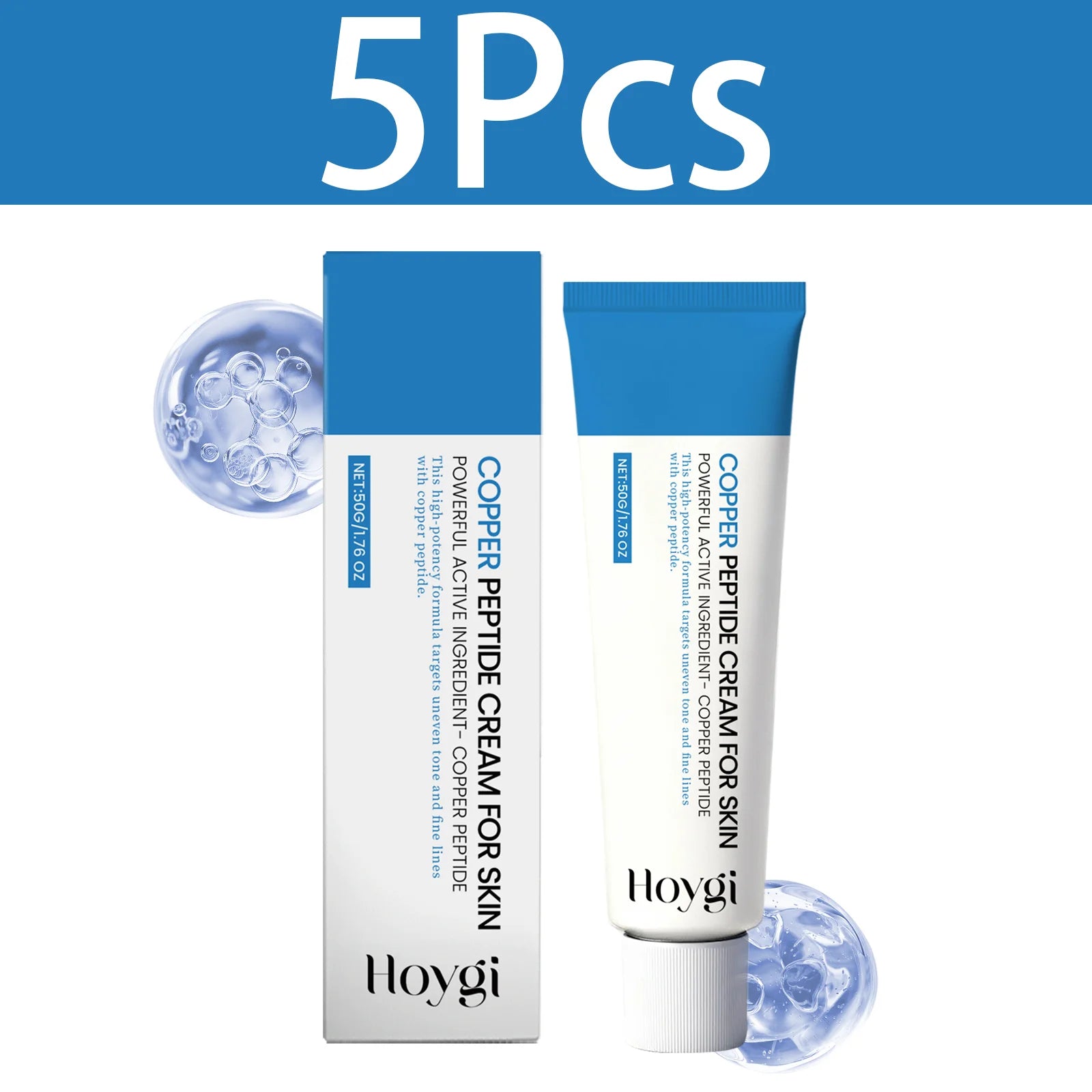 Hoygi Hyaluronic Acid Face Cream – Vitamin E Barrier Repair 50g Facial Moisturizer Oasis Select 5PCS
