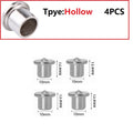 4pcs Dowel Centre Point Pin Set Wood Timber Marker Hole Tenon Center Set 6/8/10/12mm Hand Tool Parts Oasis Select hollow 10mm